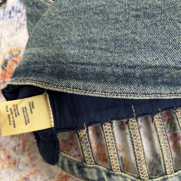 Outcast Denim Bustier Tank Top - Picture 4 of 5